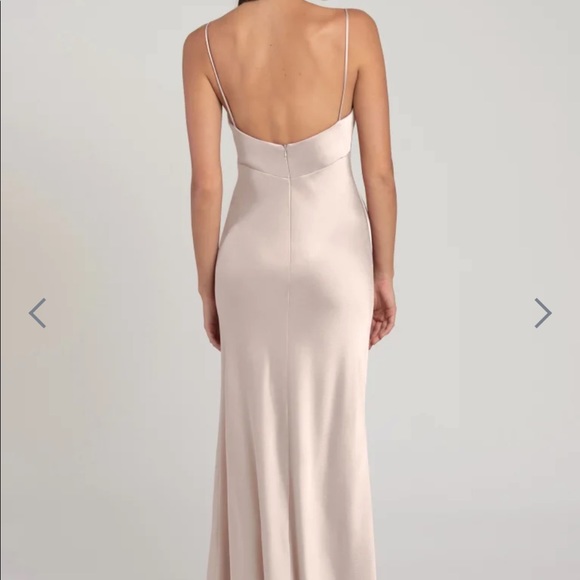 Jenny Yoo Addison Satin Dress Size 8 - Picture 5 of 5